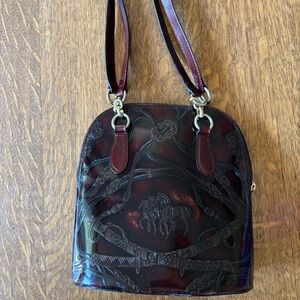 Vintage Brown Leather Shoulder Bag